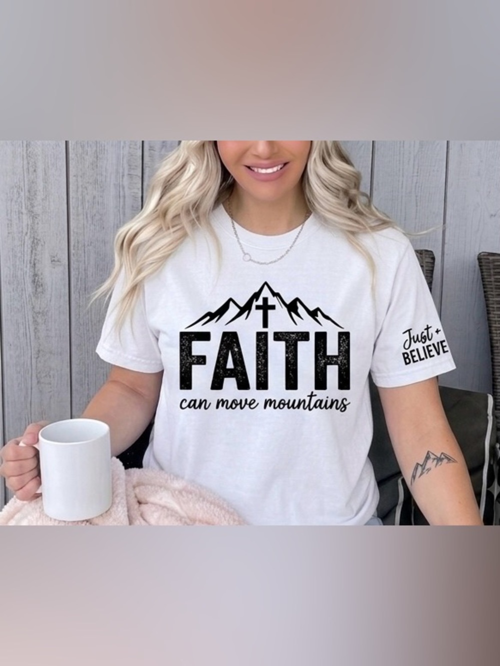 ‘FAITH can move mountains' Graphic Tee